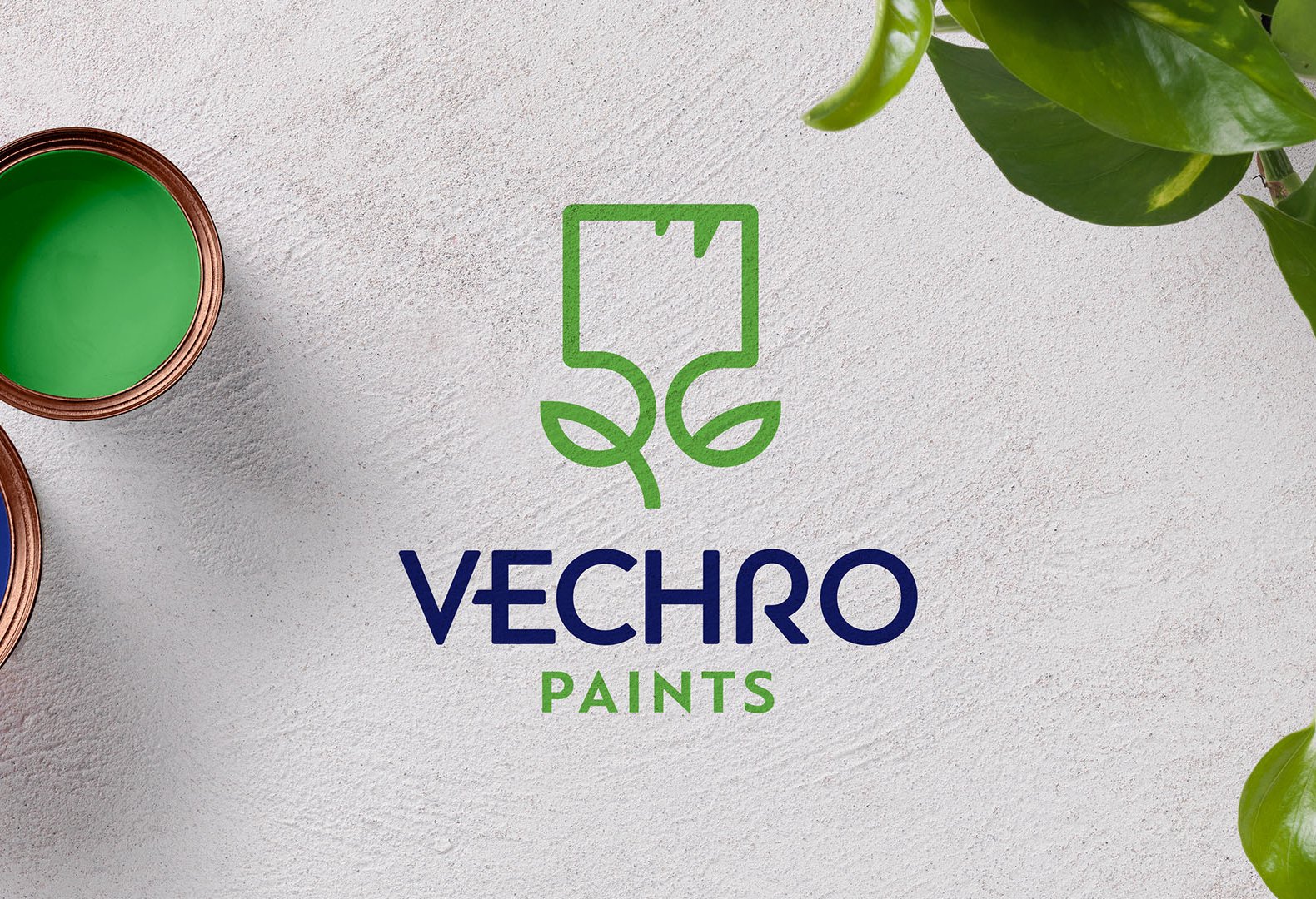 Vechro paints logo redesign